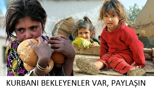 KURBAN ET�N�ZDEN B�RAZINI DA YET�MLERE AYIRIN,PAYLA�IN