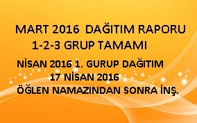 MART 2016 GIDA DA�ITIM RAPORU 